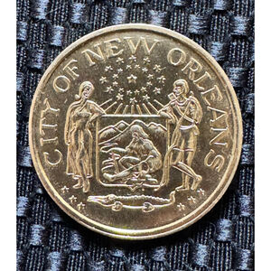 City That Care Forgot St. Louis Cathedral 1974 Mardi Gras Doubloon New Orleans
